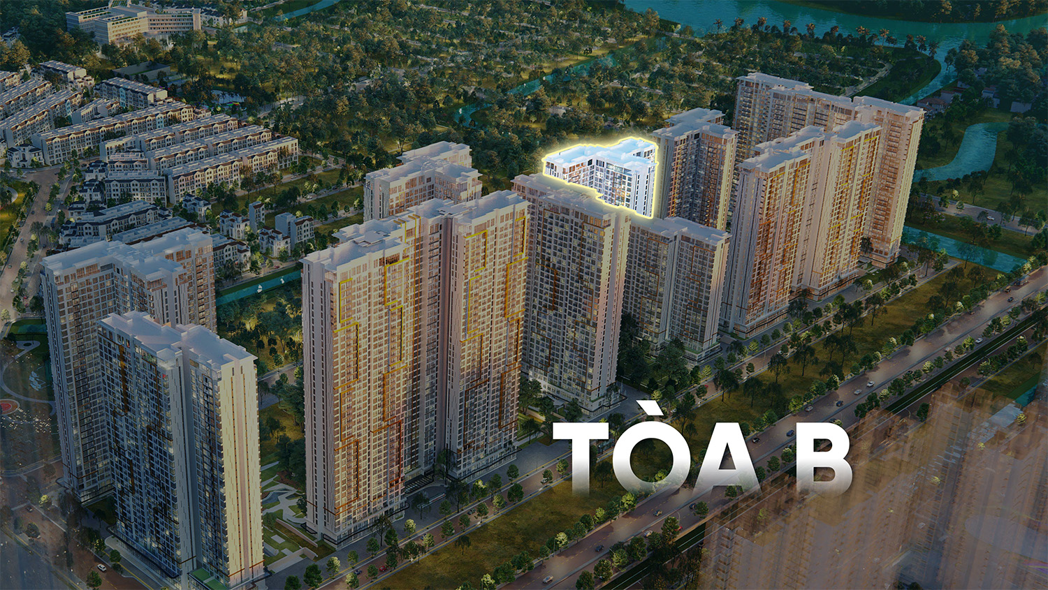 Mặt bằng TÒA B - BANYAN - LUMIÈRE BOULEVARD